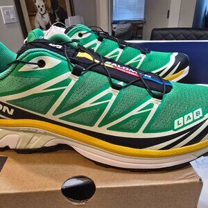Salomon XT-6 Men's Bright Green Sulphur 475831 Hiking Trail Mens Size 9 NEW